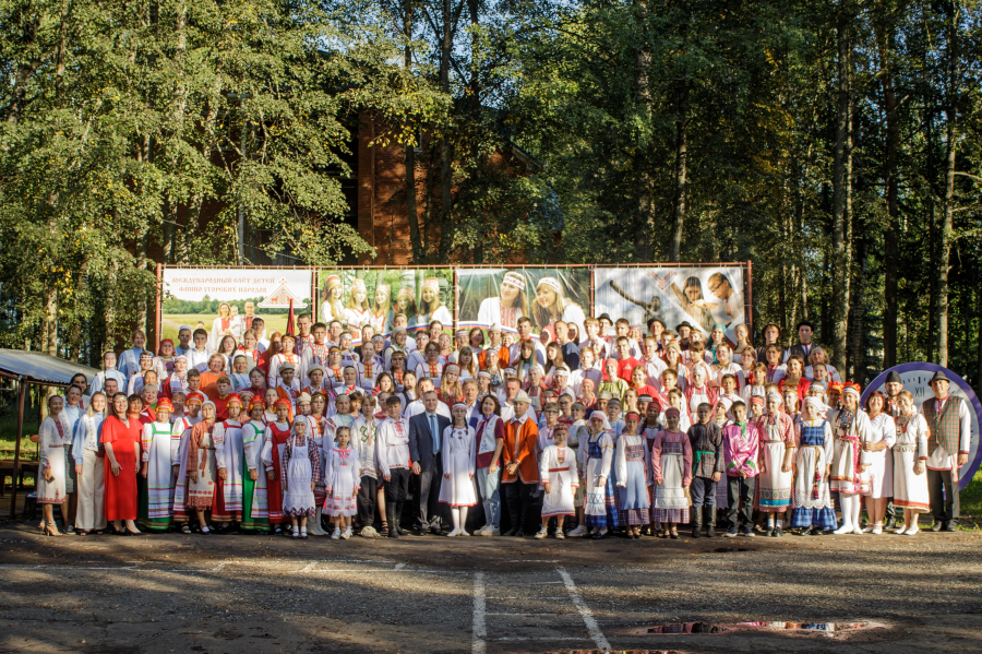 Слет детей финно-угорских народов.